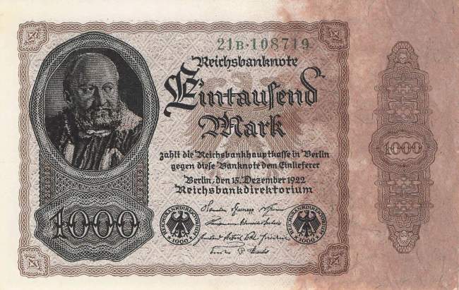 1000 Mark 1922